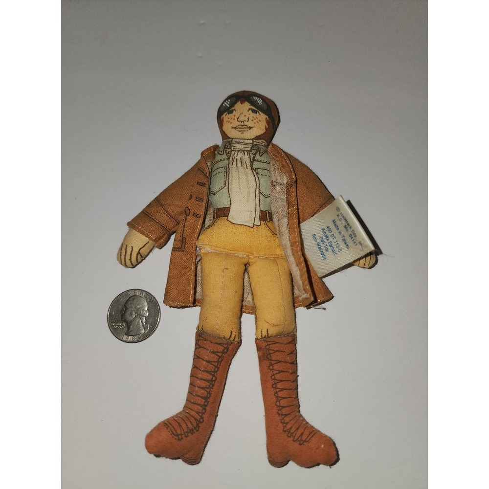 Vintage Hallmark Rag Doll Amelia‎ Earhart Pilot